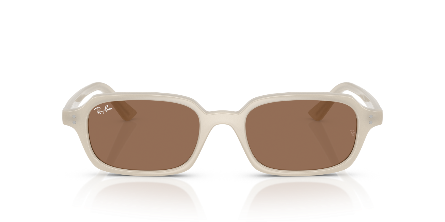 Ray-Ban ZURI RB4455 - Cloudy Warm White / White