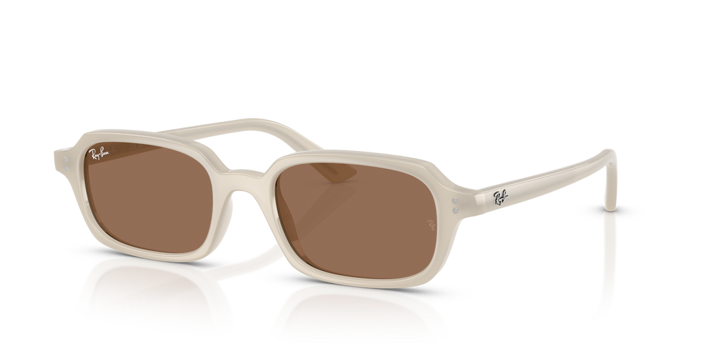 Ray-Ban ZURI RB4455 - Cloudy Warm White / White