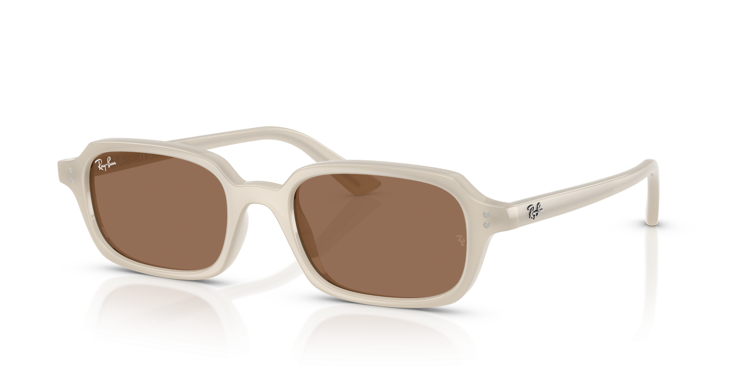 Ray-Ban ZURI RB4455 - Cloudy Warm White / White