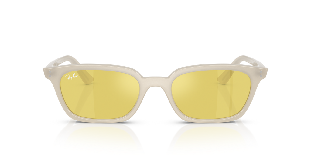 Ray-Ban ZAYA RB4456 - Cloudy Warm White / White