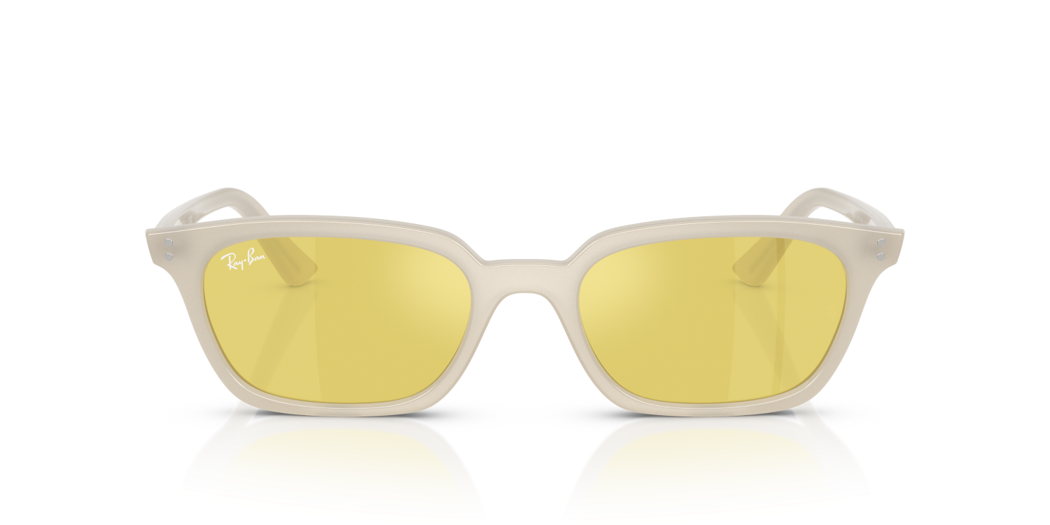 Ray-Ban ZAYA RB4456 - Cloudy Warm White / White