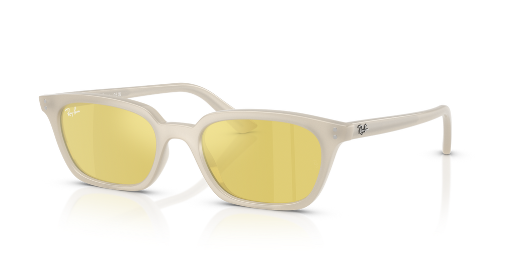 Ray-Ban ZAYA RB4456 - Cloudy Warm White / White