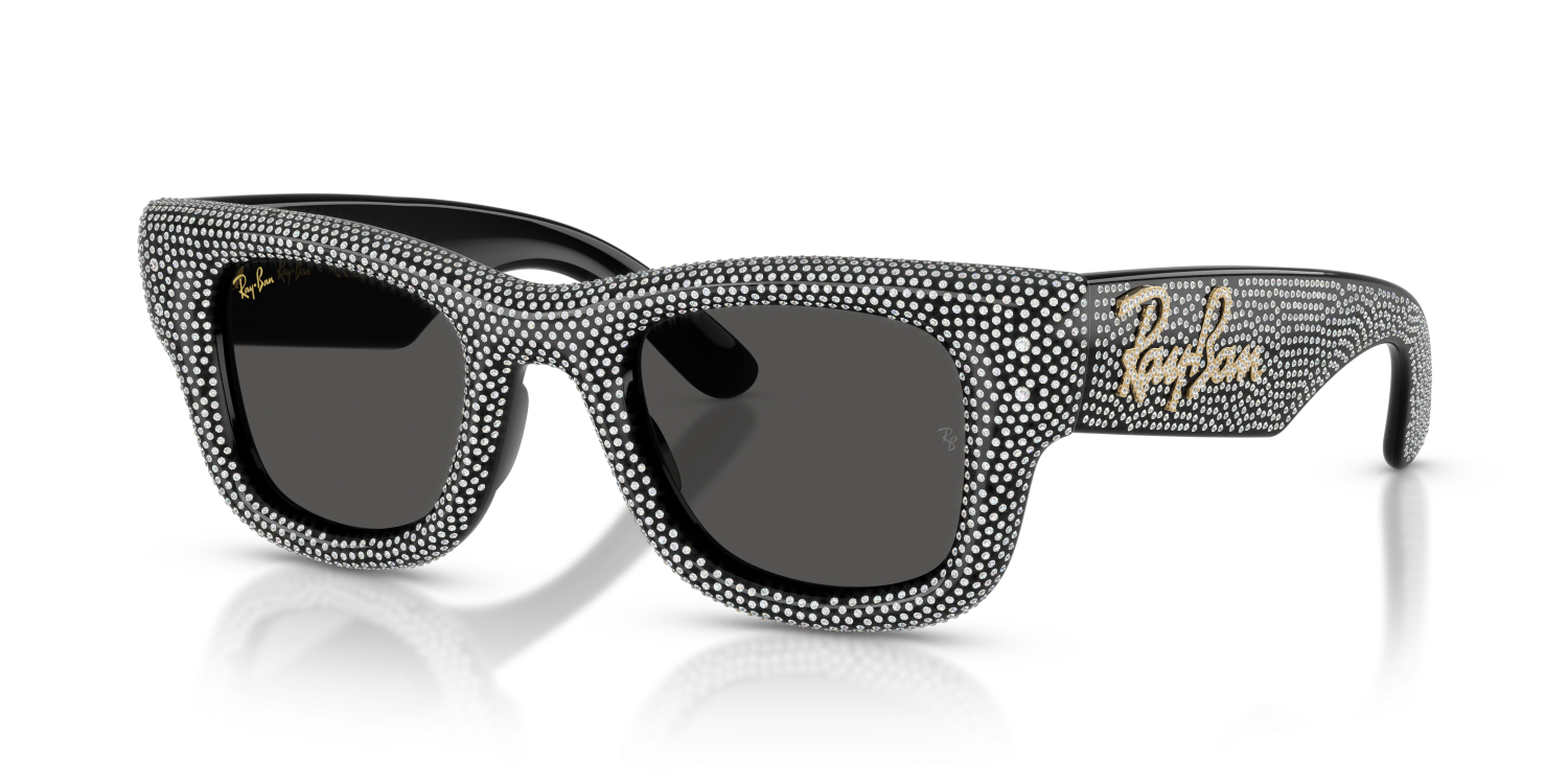 Ray-Ban WAYFARER PUFFER RB4940BP - Black & Strass Pave / Black