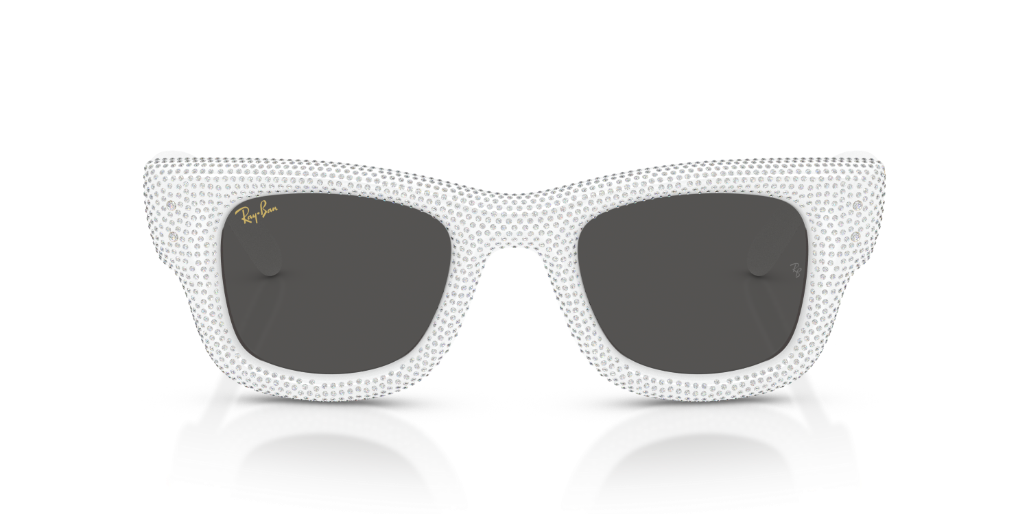Ray-Ban WAYFARER PUFFER RB4940BP - White & Strass Pave / White