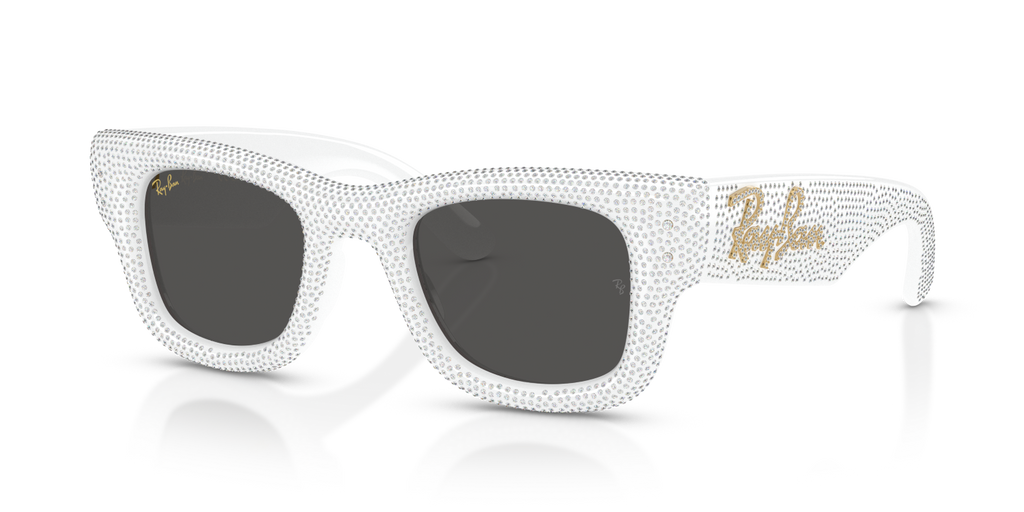 Ray-Ban WAYFARER PUFFER RB4940BP - White & Strass Pave / White