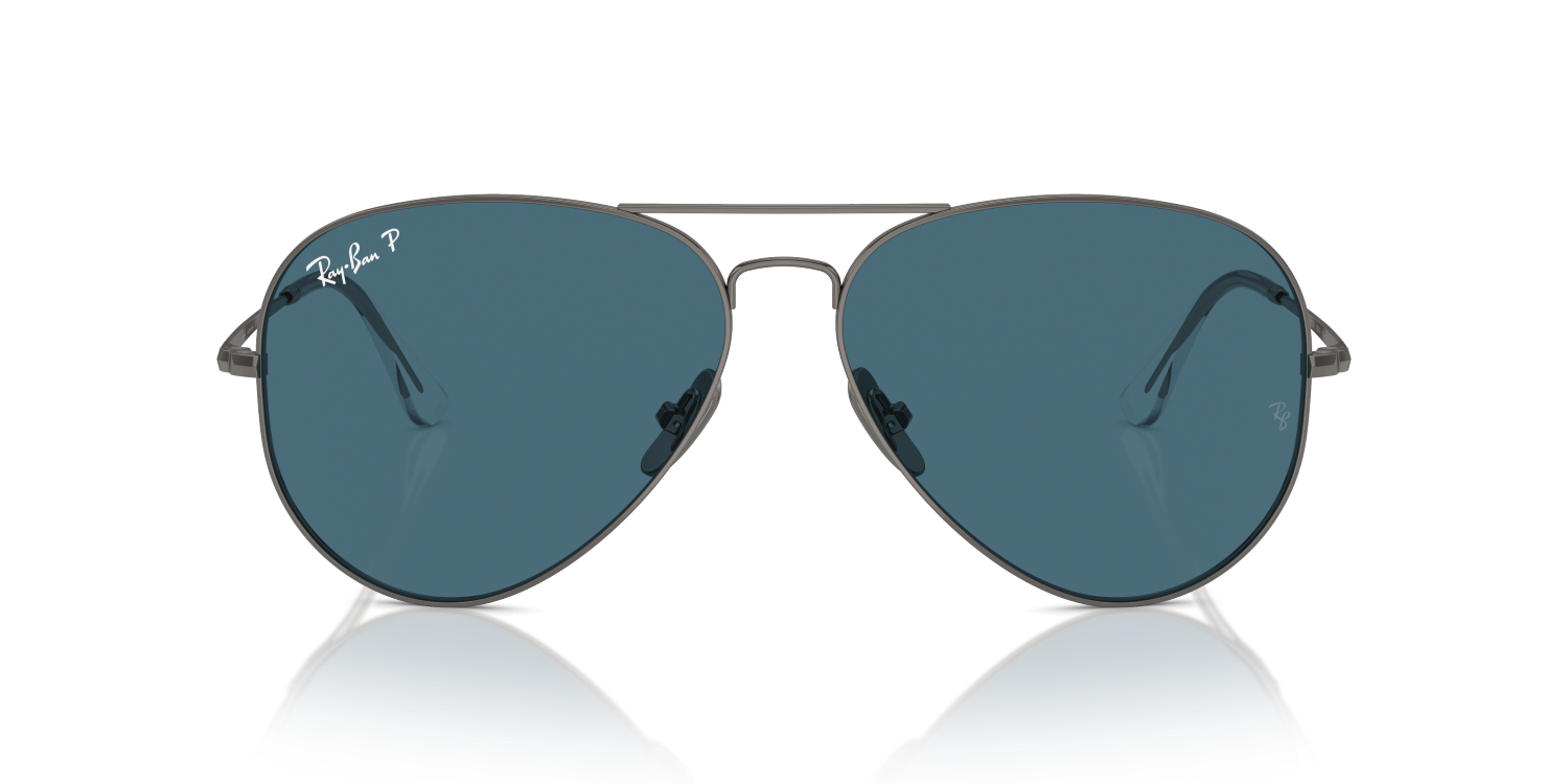 Ray-Ban AVIATOR TITANIUM RB8089 - Gunmetal / Grey