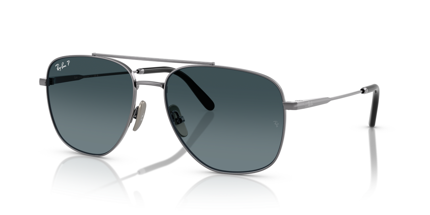 Ray-Ban WILLIAM TITANIUM RB8097 - Gunmetal / Grey