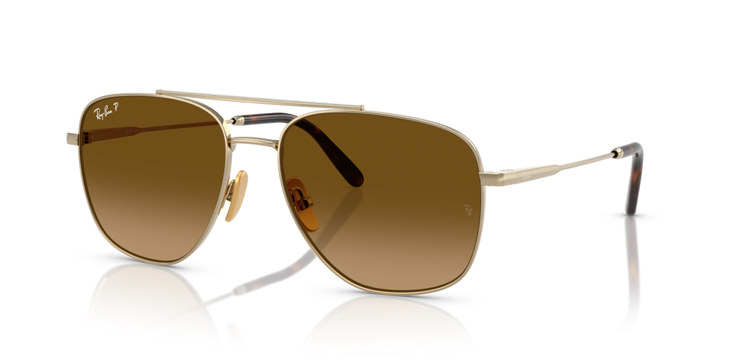 Ray-Ban WILLIAM TITANIUM RB8097 - Arista Gold / Gold