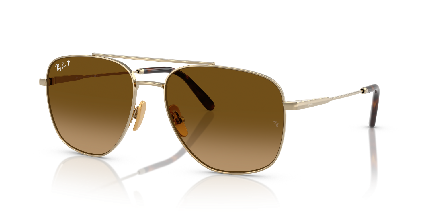 Ray-Ban WILLIAM TITANIUM RB8097 - Arista Gold / Gold