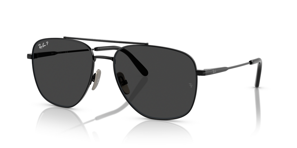 Ray-Ban WILLIAM TITANIUM RB8097 - Black / Black