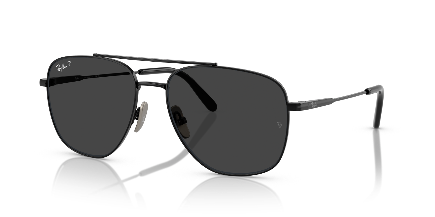 Ray-Ban WILLIAM TITANIUM RB8097 - Black / Black