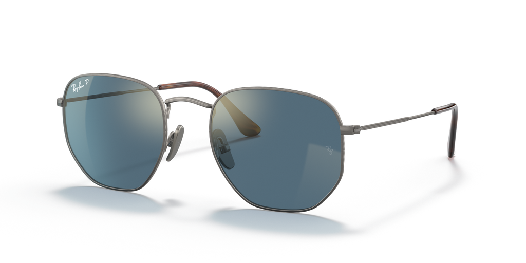 Ray-Ban HEXAGONAL RB8148 - Gunmetal / Grey