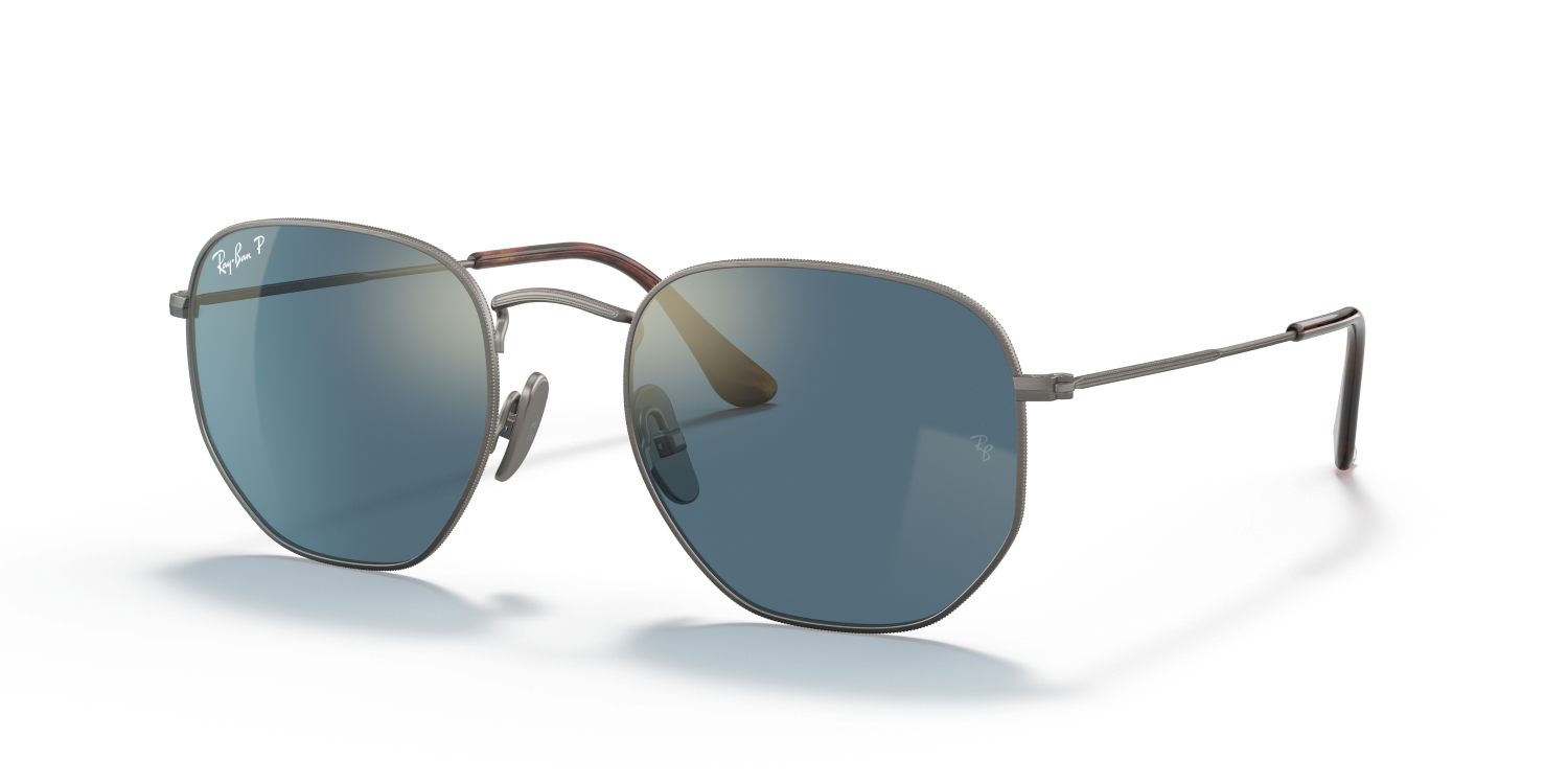 Ray-Ban HEXAGONAL RB8148 - Gunmetal / Grey
