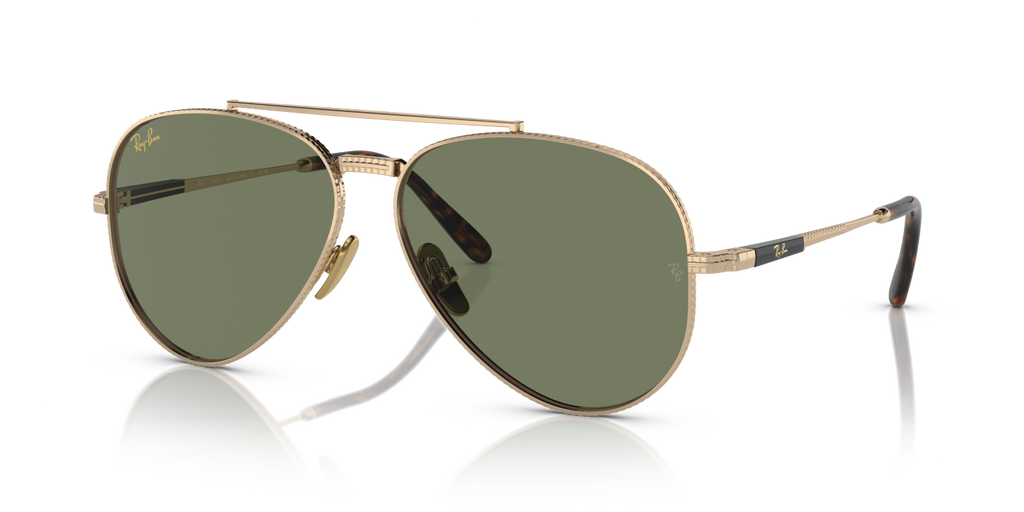 Ray-Ban AVIATOR TITANIUM RB8225 - Arista Gold / Gold
