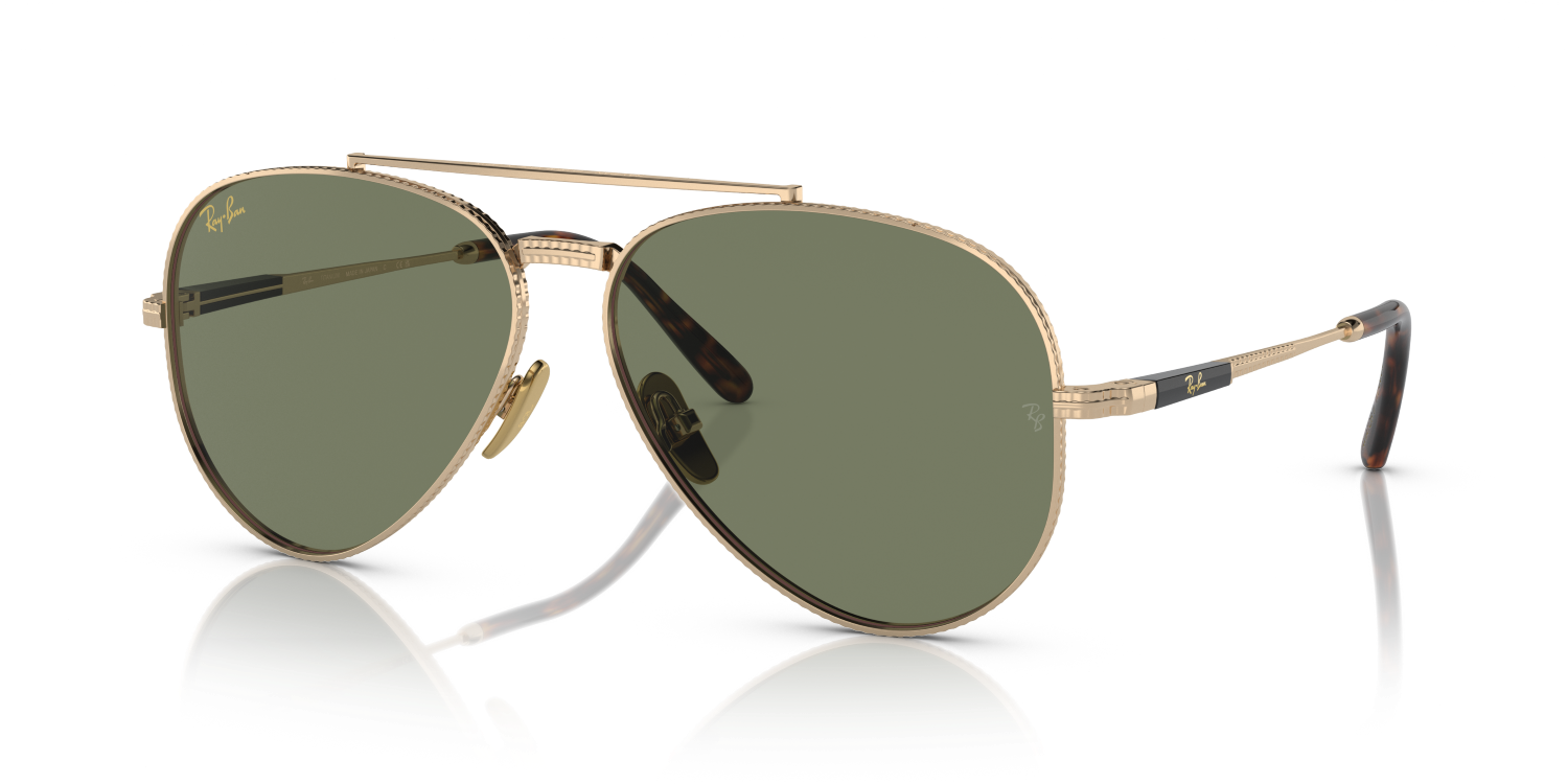 Ray-Ban AVIATOR TITANIUM RB8225 - Arista Gold / Gold