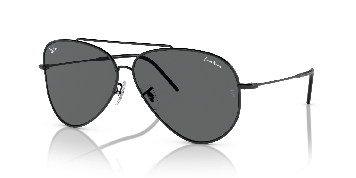Ray-Ban AVIATOR REVERSE RBR0101S - Black / Black