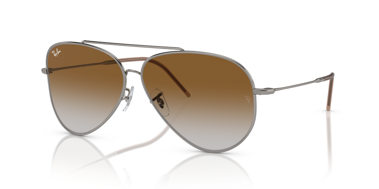 Ray-Ban AVIATOR REVERSE RBR0101S - Gunmetal / Grey