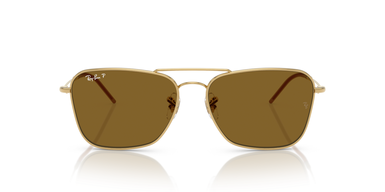 Ray-Ban CARAVAN REVERSE RBR0102S - Arista Gold / Gold