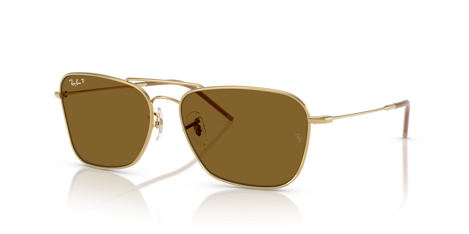 Ray-Ban CARAVAN REVERSE RBR0102S - Arista Gold / Gold