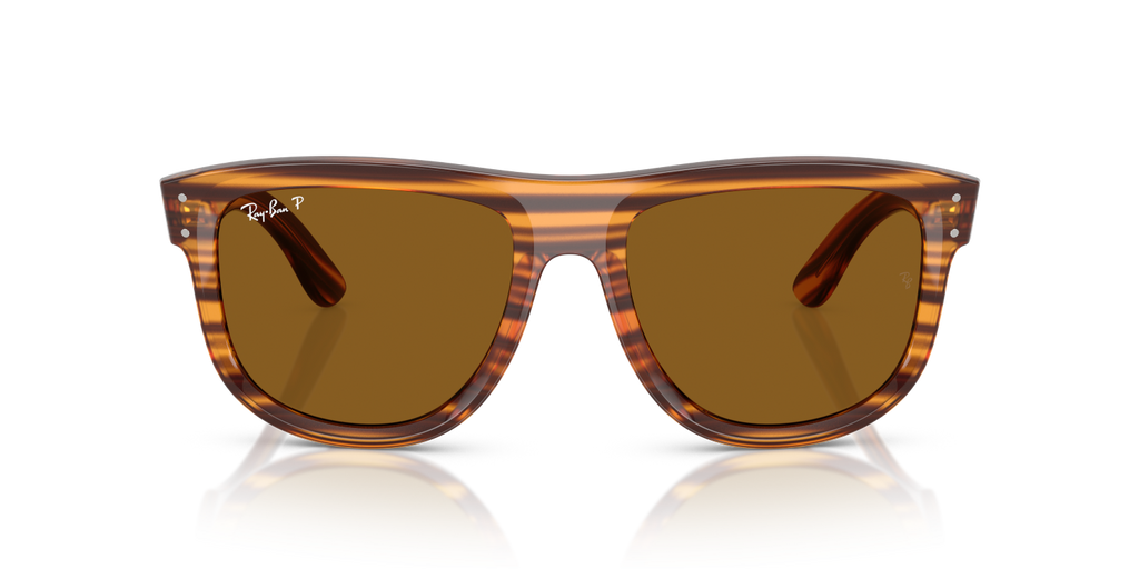 Ray-Ban BOYFRIEND REVERSE RBR0501S - Striped Havana / Brown