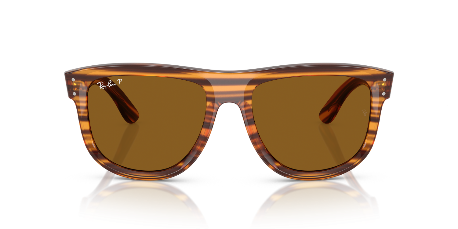 Ray-Ban BOYFRIEND REVERSE RBR0501S - Striped Havana / Brown