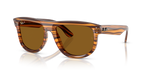 Ray-Ban BOYFRIEND REVERSE RBR0501S - Striped Havana / Brown