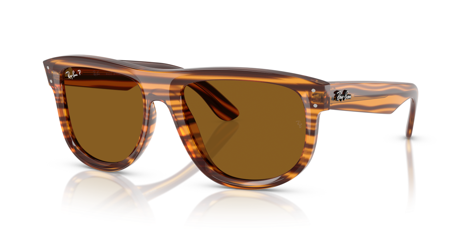 Ray-Ban BOYFRIEND REVERSE RBR0501S - Striped Havana / Brown