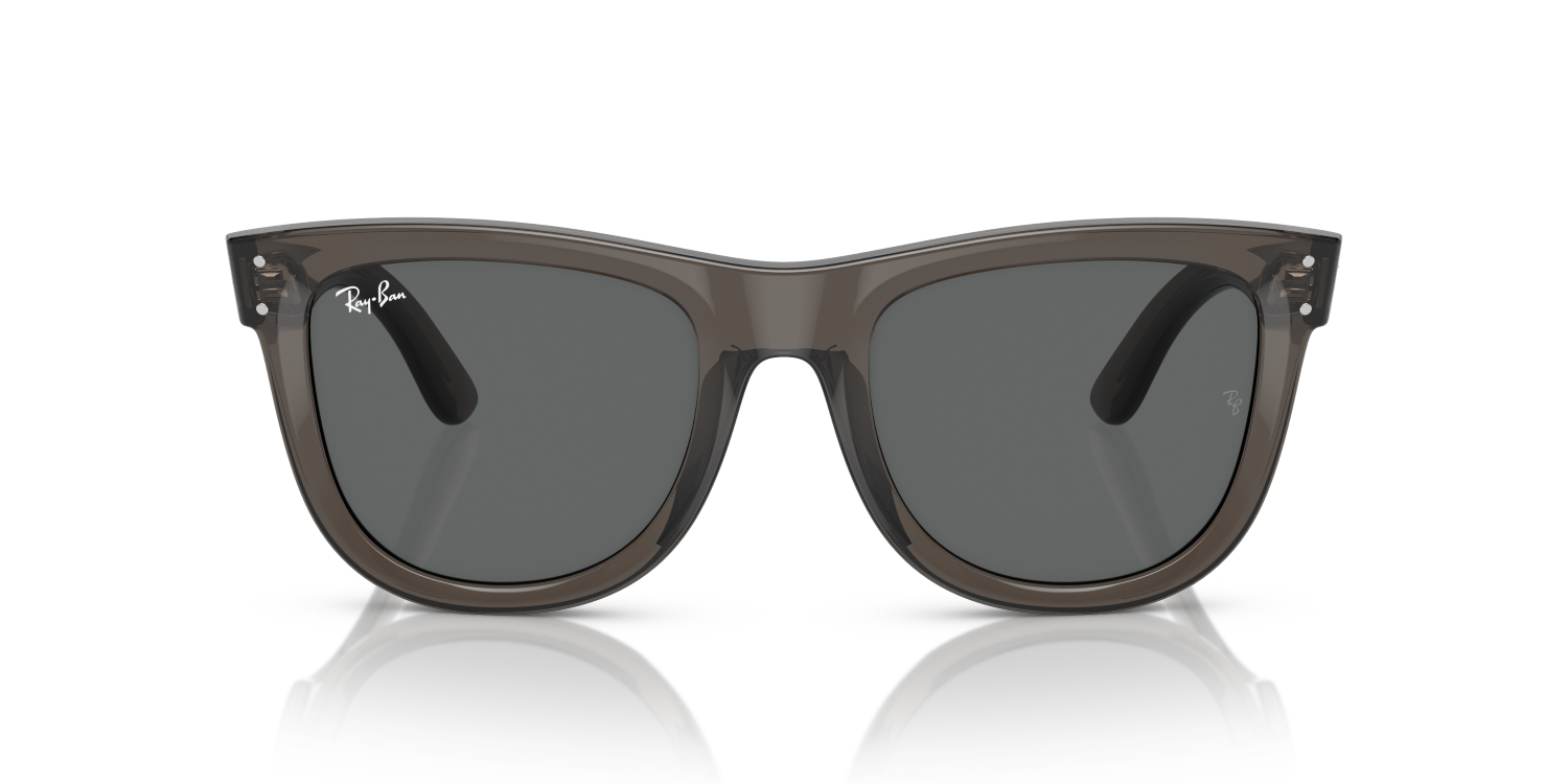 Ray-Ban WAYFARER REVERSE RBR0502S - Transparent Dark Grey / Grey