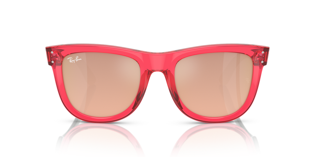 Ray-Ban WAYFARER REVERSE RBR0502S - Transparent Red / Red