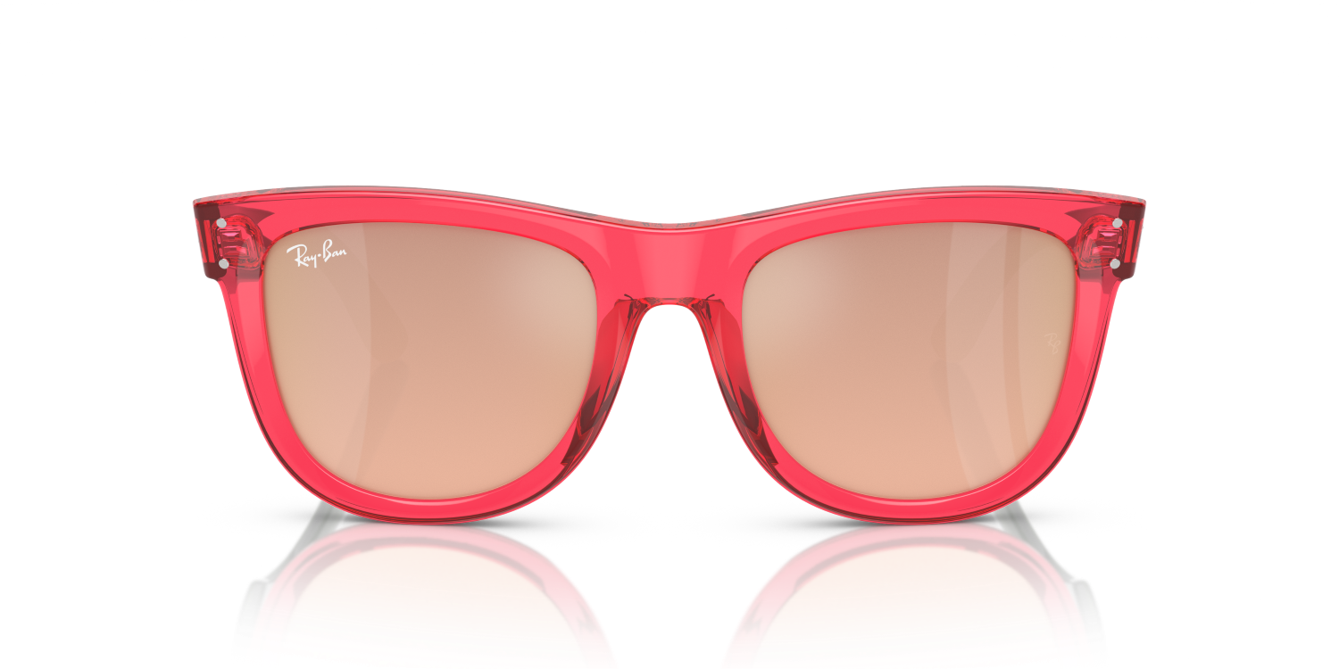 Ray-Ban WAYFARER REVERSE RBR0502S - Transparent Red / Red