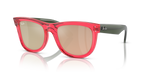 Ray-Ban WAYFARER REVERSE RBR0502S - Transparent Red / Red