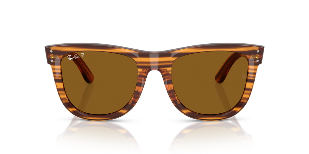 Ray-Ban WAYFARER REVERSE RBR0502S - Striped Havana / Brown