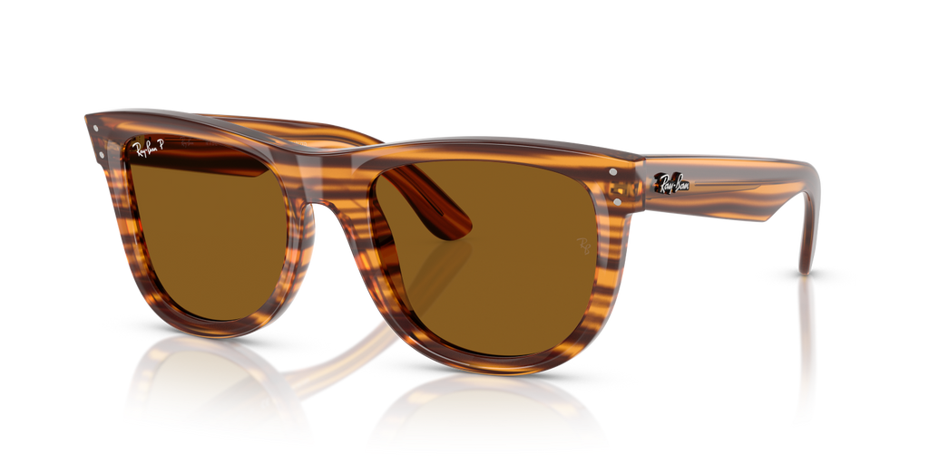 Ray-Ban WAYFARER REVERSE RBR0502S - Striped Havana / Brown