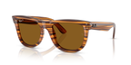 Ray-Ban WAYFARER REVERSE RBR0502S - Striped Havana / Brown