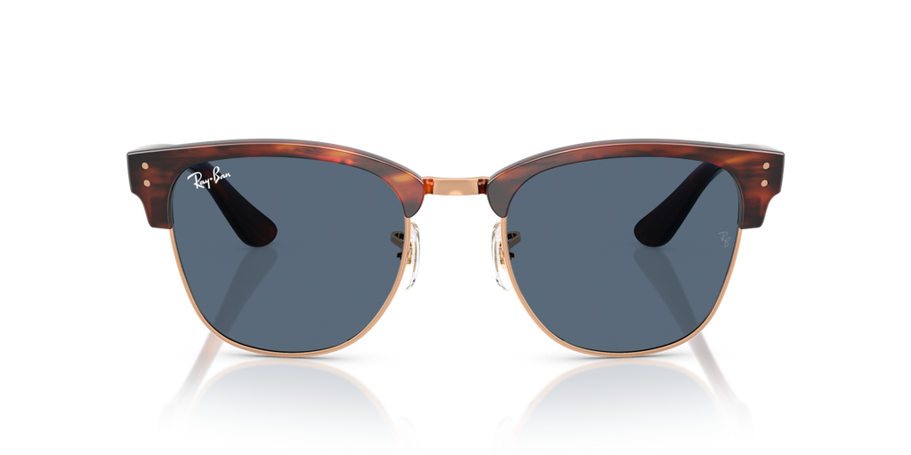 Ray-Ban CLUBMASTER REVERSE RBR0504S - Striped Havana On Rose Gold / Gold