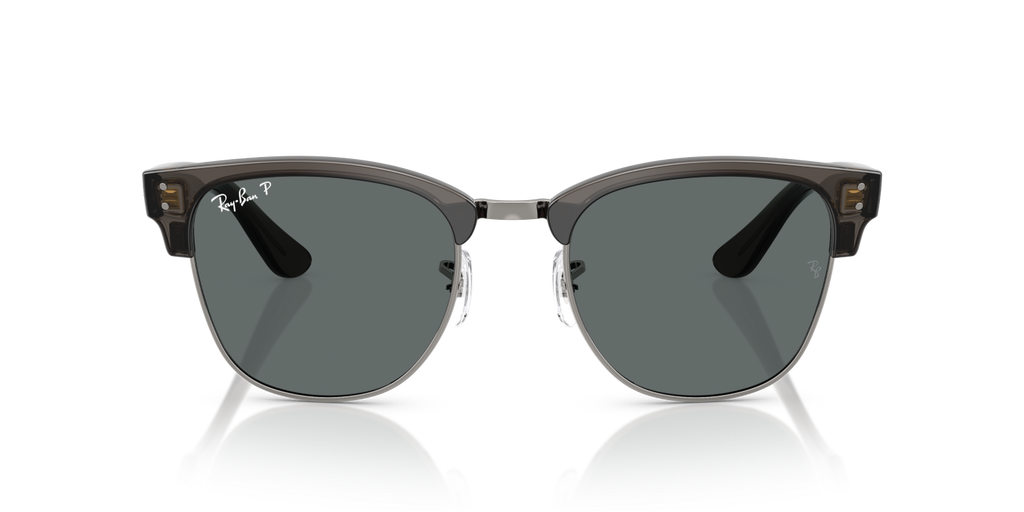 Ray-Ban CLUBMASTER REVERSE RBR0504S - Transparent Dark Grey On Gunmetal / Grey