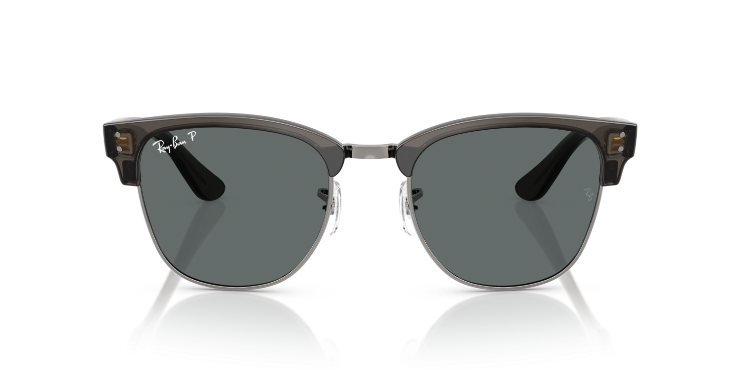 Ray-Ban CLUBMASTER REVERSE RBR0504S - Transparent Dark Grey On Gunmetal / Grey