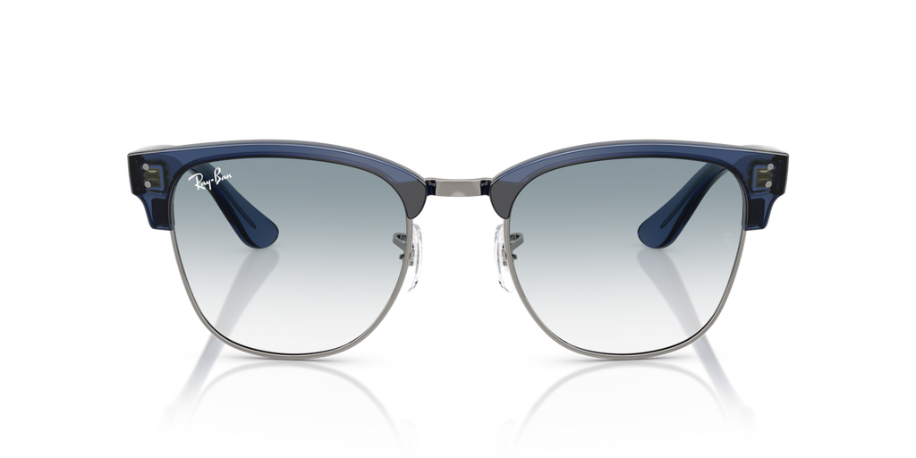 Ray-Ban CLUBMASTER REVERSE RBR0504S - Transparent Navy Blue On Gunmetal / Grey
