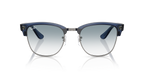 Ray-Ban CLUBMASTER REVERSE RBR0504S - Transparent Navy Blue On Gunmetal / Grey