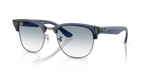 Ray-Ban CLUBMASTER REVERSE RBR0504S - Transparent Navy Blue On Gunmetal / Grey