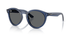 Ray-Ban RBR0505S - Transparent Navy Blue / Blue